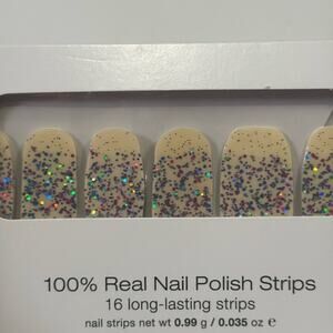 NWT Color Street "Less Bitter, More Glitter" Nail Strips